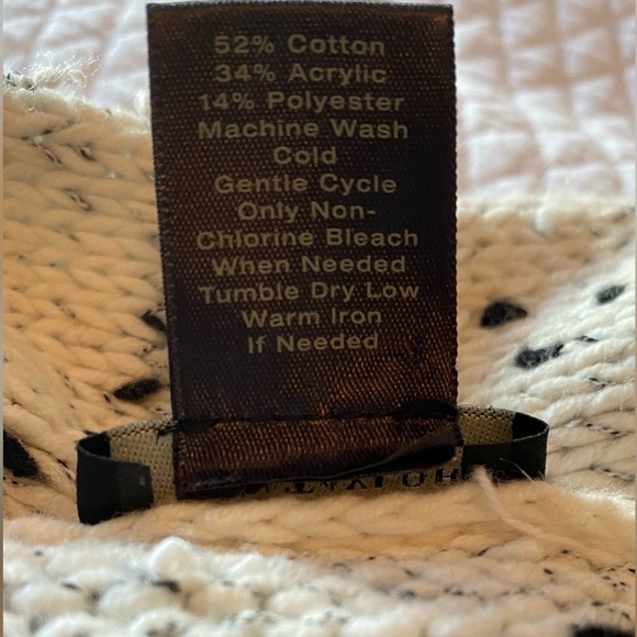 Ann Taylor Cream & Black Flecked Cardigan Size M - Picture 12 of 13